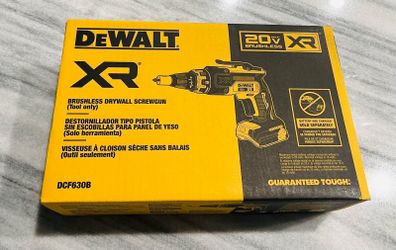 New DeWalt XR 20V MAX Cordless Brushless Screw Gun (Tool Only). $150