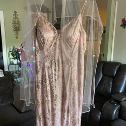 Women Prom Dress Size XL