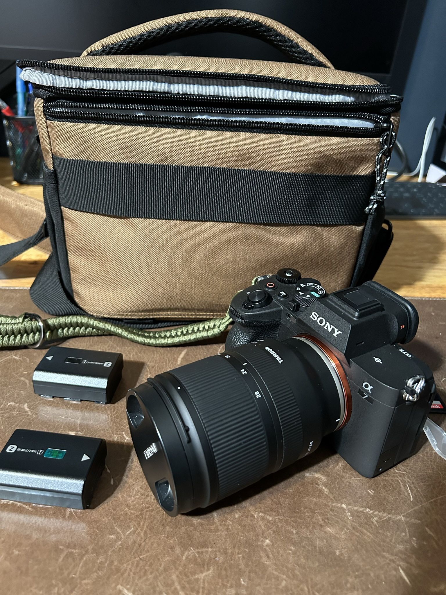 Sony A7iv Mirrorless Camera Tamron Lens Sony Batteries