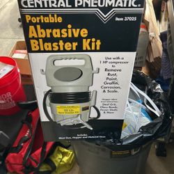 Central pneumatic abrasive Blaster Kit 