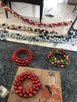 Christmas wreathes and garlands for sale