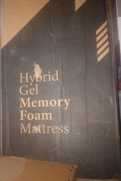 Hybrid Gel Memory Foam Mattress Twin Was $123.00