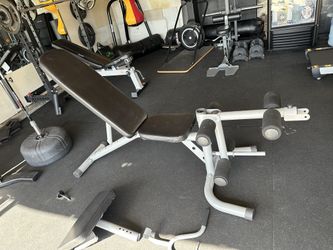 Adjustable Bench/ Leg Curl/ Bicep Curl/ Leg Extension