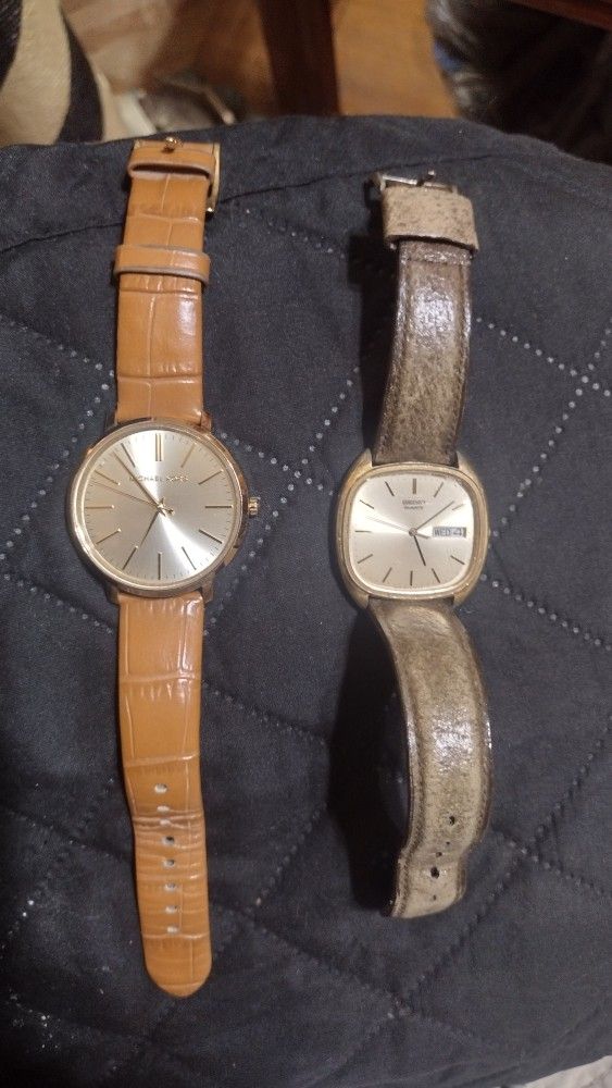 Vintage Seiko And Michael Kors Watches
