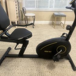 Merax Magnetic Recumbent Exercise Bike | 8-Level Resistance | 
