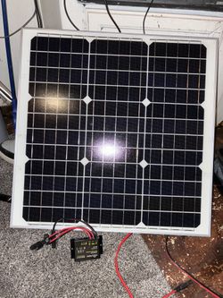 50 W Solar Panel With Mounting Bracket