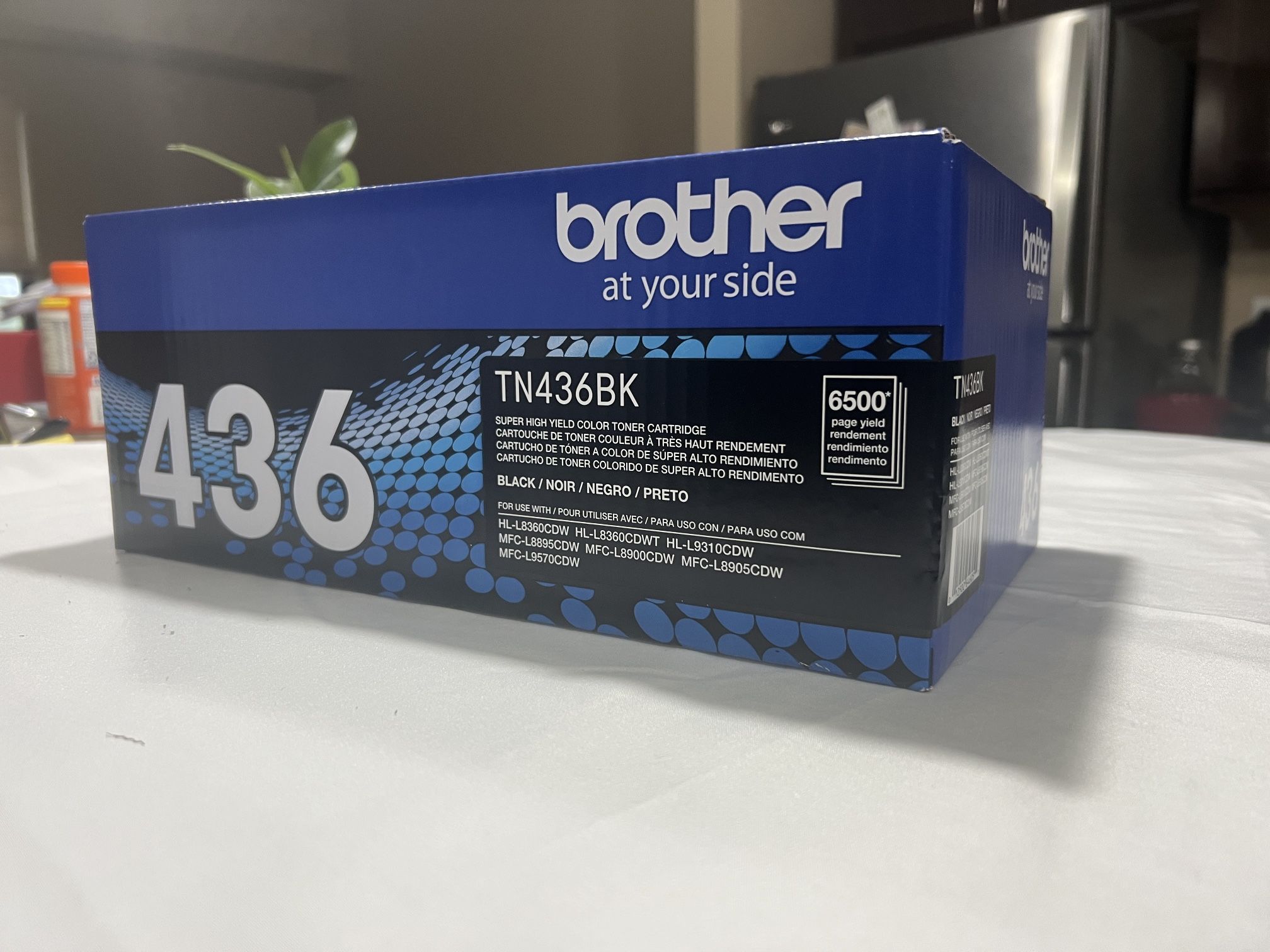Brother TN436BK Super High Yield Toner-Retail Packaging , Black