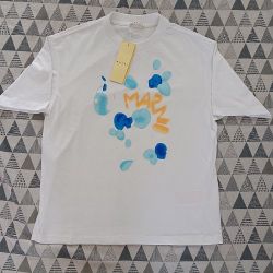 Marni Drop Floral Cotton T-Shirt White
