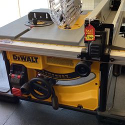 DEWALT DWE7485 15AMP CORDED ELECTRIC 8-1/4” COMPACT PORTABLE JOB-SITE TABLE-SAW (PRICE IS FIRM NO OFFERS)
