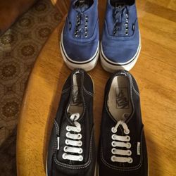Black And Blue Vans