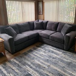 Beautiful New Artemis II Collection 3 Piece Sectional 97 x 97 x 35” H Graphite Grey