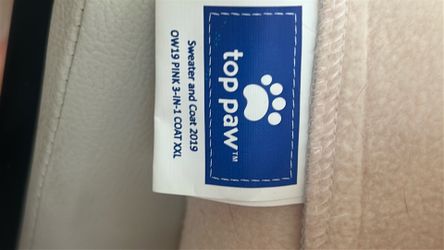 Top Paw 3 in 1 sweater,coat, rain coat