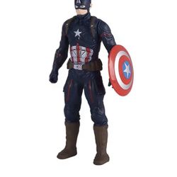 New  Marvel Captain America Anime Action Figure Toy Pvc Movable Joints Doll