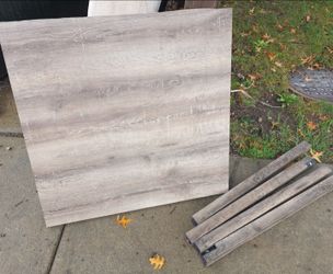 Wooden kitchen table