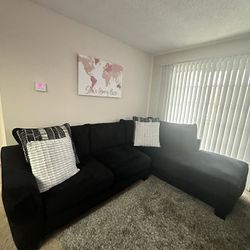 Black Sectional Couch For Sale