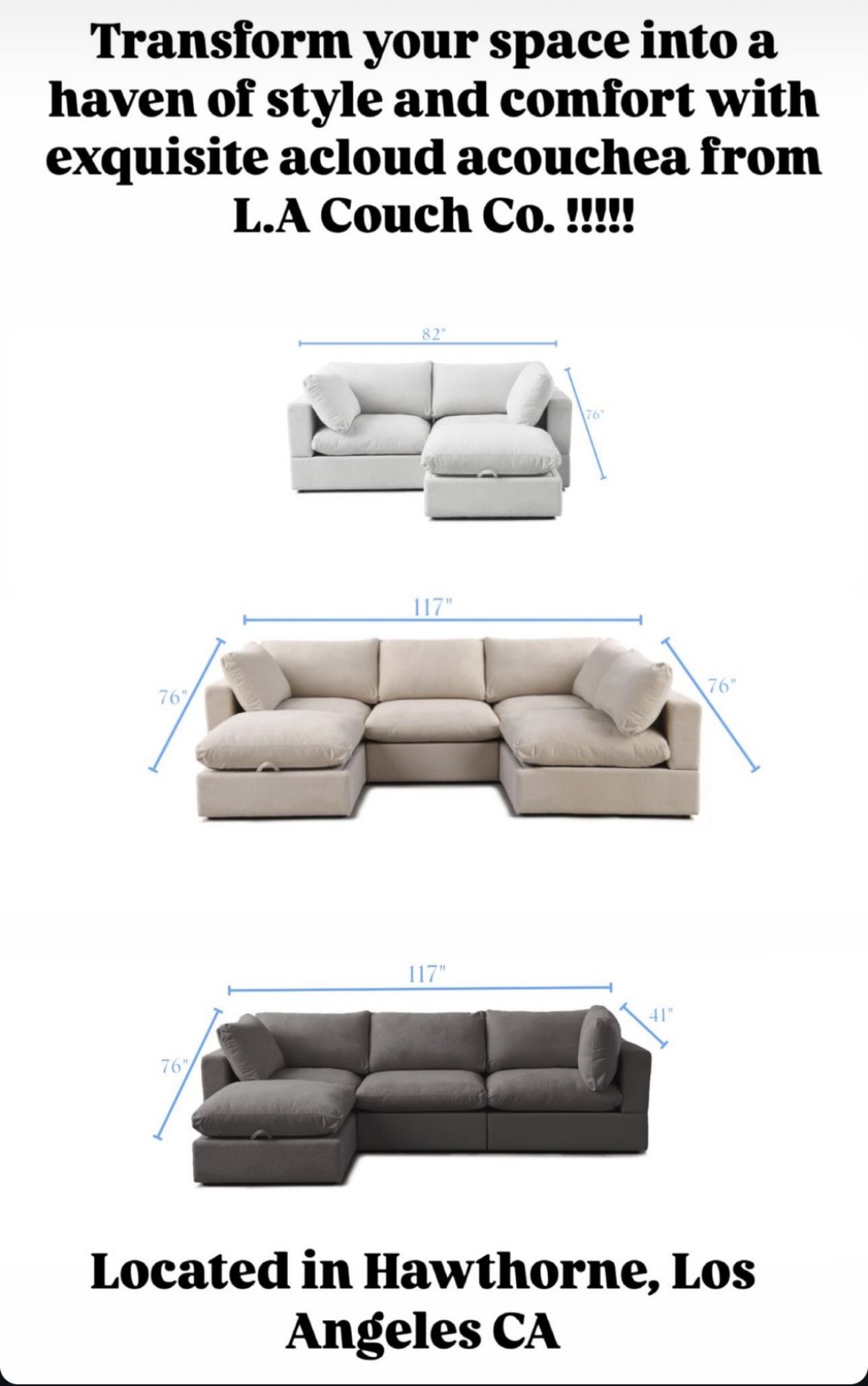 Comfy Cloud Couch!
