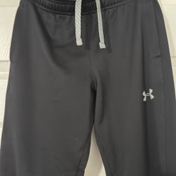 Under Armour, Boys, Black And Gray Pants