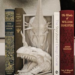 The Litch King Book Nook Bookend Fantasy Horror Decor Literature Halloween