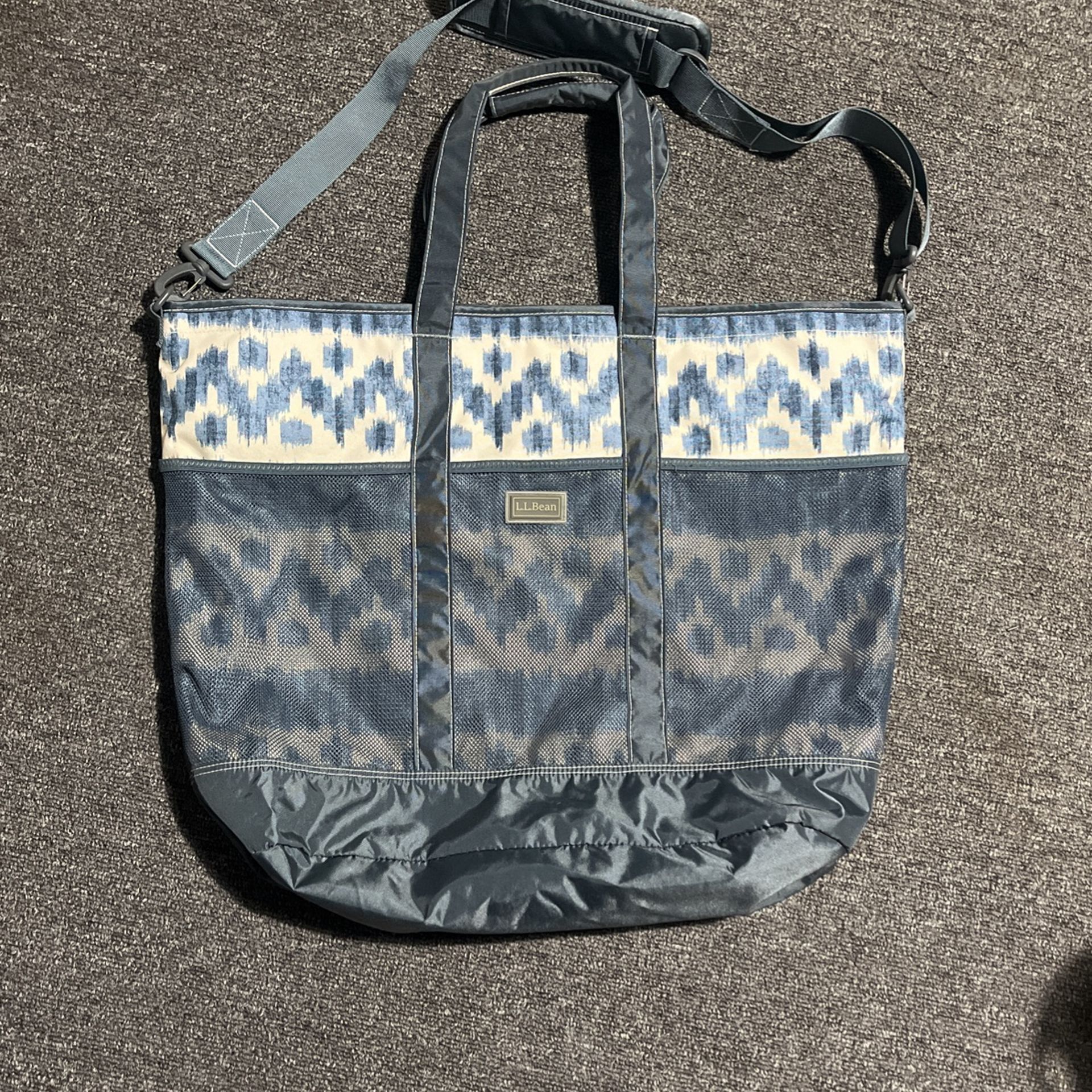 Large LL bean Beach Bag