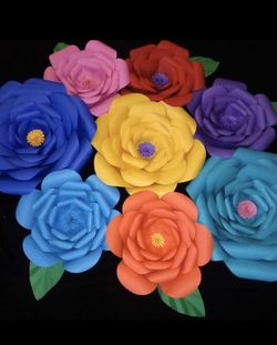 Flores de papel