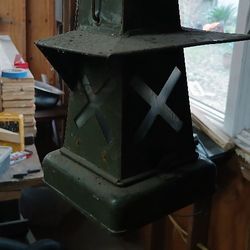 Rare Antique WWII BRITISH Kerosene, lantern