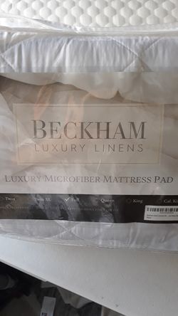 Beckham Mattress Pad, Full Size water resistant