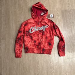 Size Small Women’s - Mitchell And Ness NBA Basketball Chicago Bulls Windbreaker Jacket Vintage Michael Jordan Nike Sports