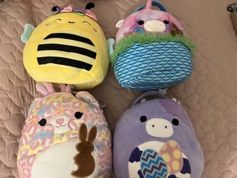 4 SquishMallow Plushes/Bag