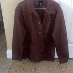 Men’s RSQ Denim Jacket Size Large Fall Nice