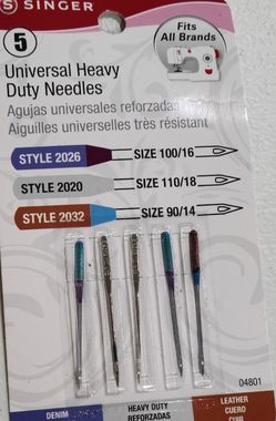 New SINGER Universal Heavy Duty Needles