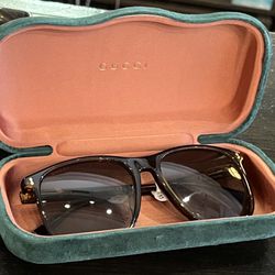GUCCI AVIATOR FRAMES BROWN SHADED