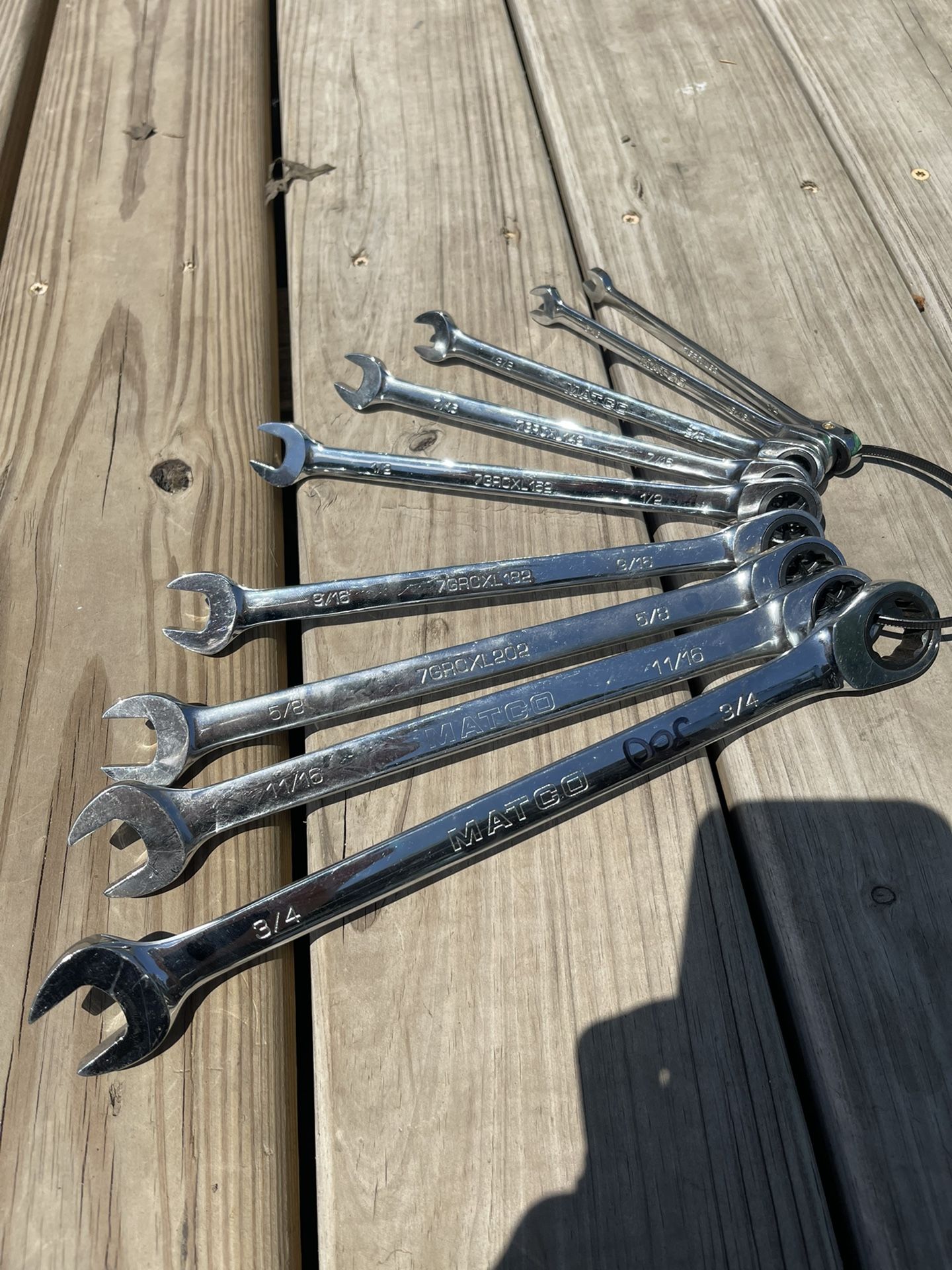 Wrench Set Matco