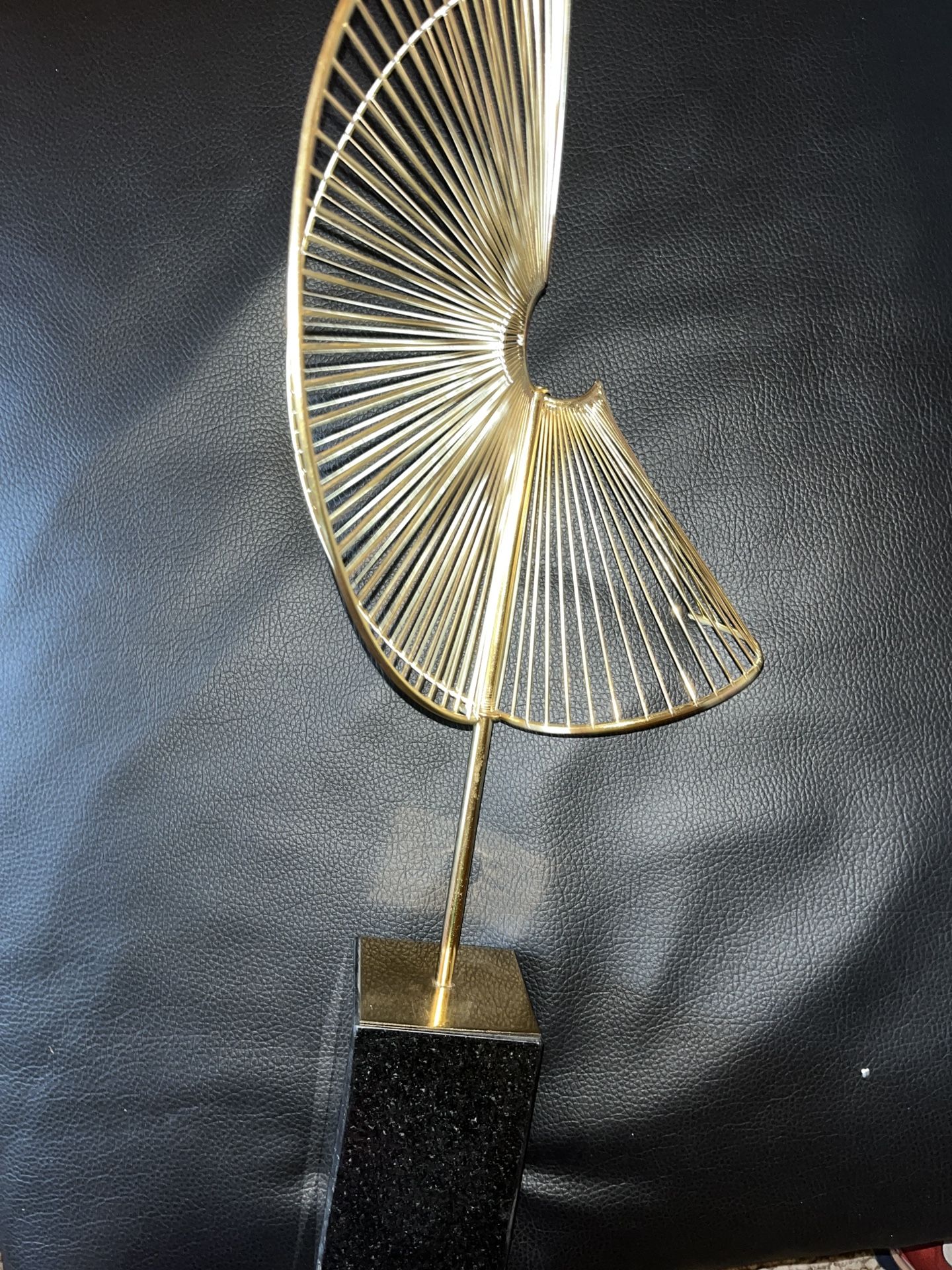 Metal Brass Color  Large Web Sculpture