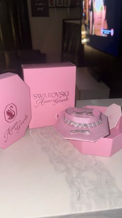 Swarovski necklace & bracelet