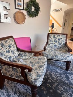 Pair of accent chairs