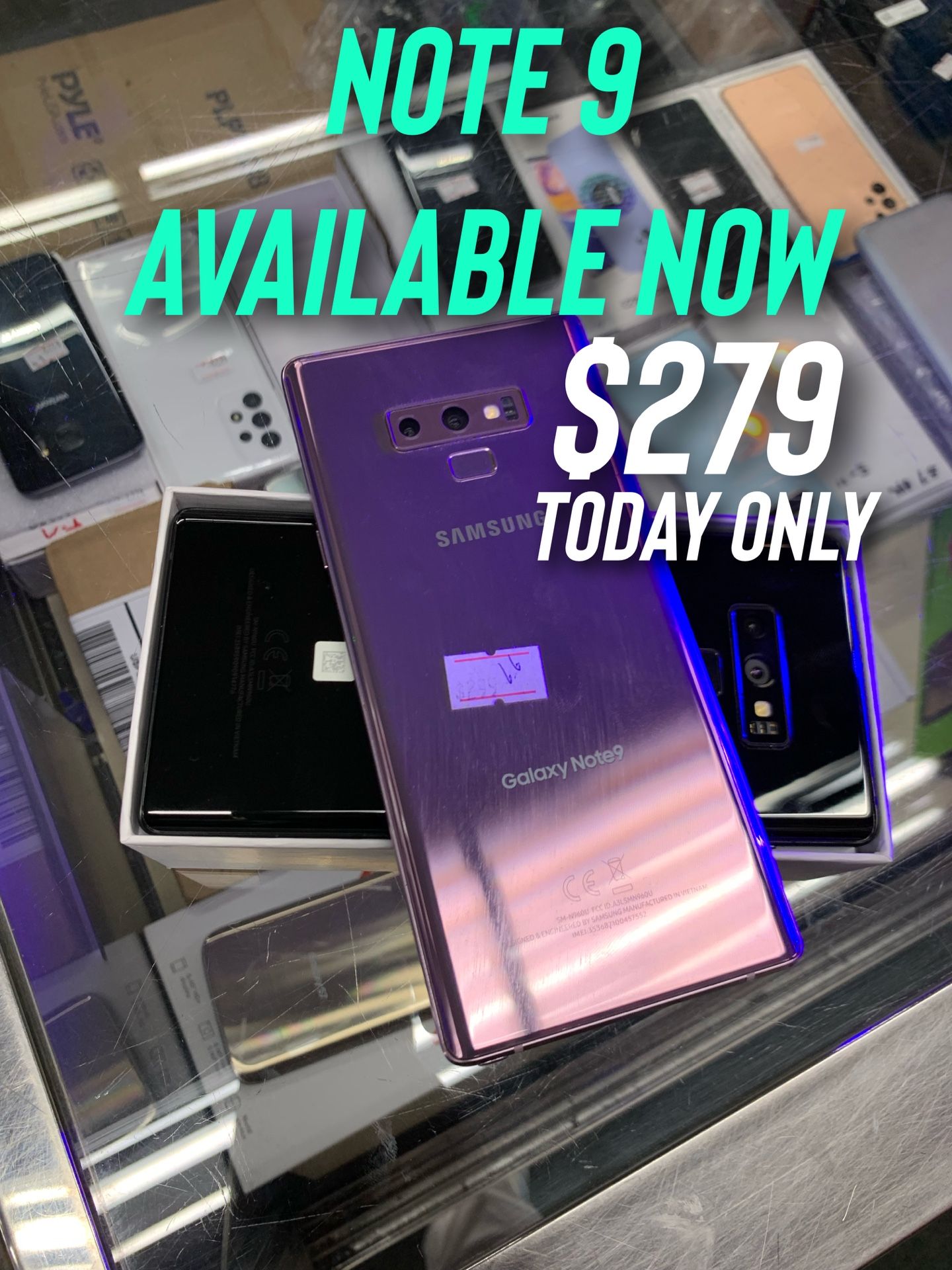 NOTE 9 AVAILABLE NOW