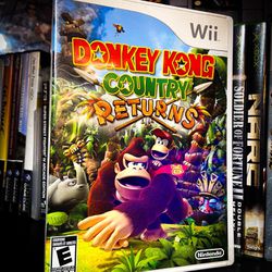 Nintendo Donkey Kong Country Returns (Nintendo Wii, 2010) 