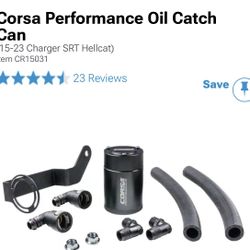 Corsa Performance Oil Catch Can (15-23 Charger SRT Hellcat)