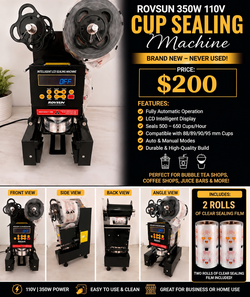 Cup Sealing Machine - ROVSUN 350w 100v