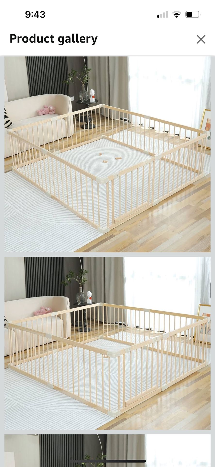 Baby Wooden Playmat