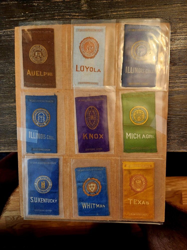 X9 Vintage College Cigarette Pack Covers 