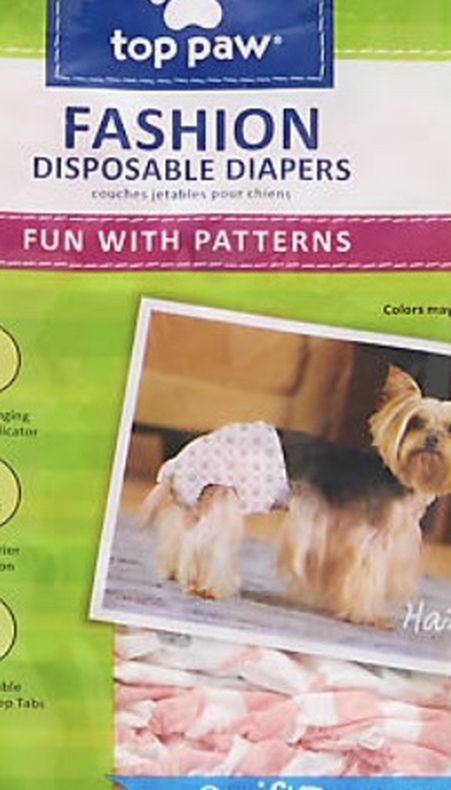NEW XS Disposable diapers For Doggies!