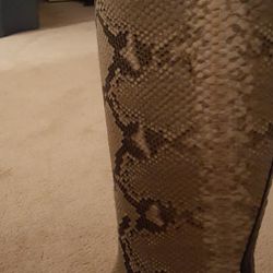 Hunter boot, snake print, brand new