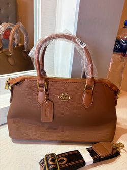 brown coach purse