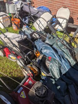 Regular and Self propelled lawnmowers