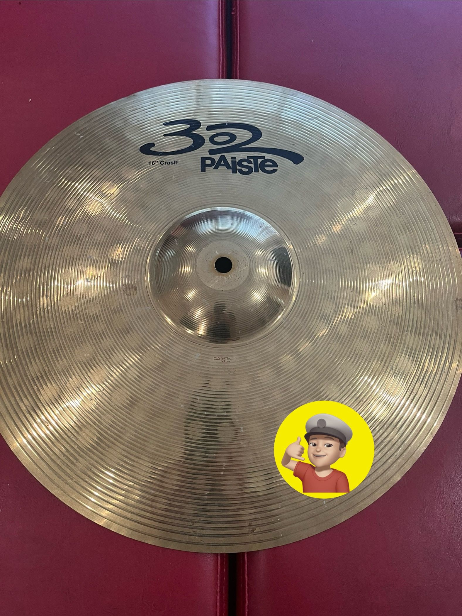 💥 Paiste 16” Crash Cymbal For Drum Set