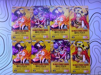8 OP 17 Sleeved Booster Packs