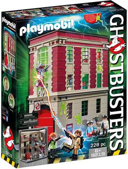 Ghostbusters Playmobil Firehouse Complete