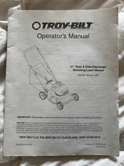 Troy-Built Series 430 Manual Set