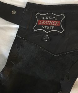 Bikers Genuine Leather Chaps ( Negotiable ).